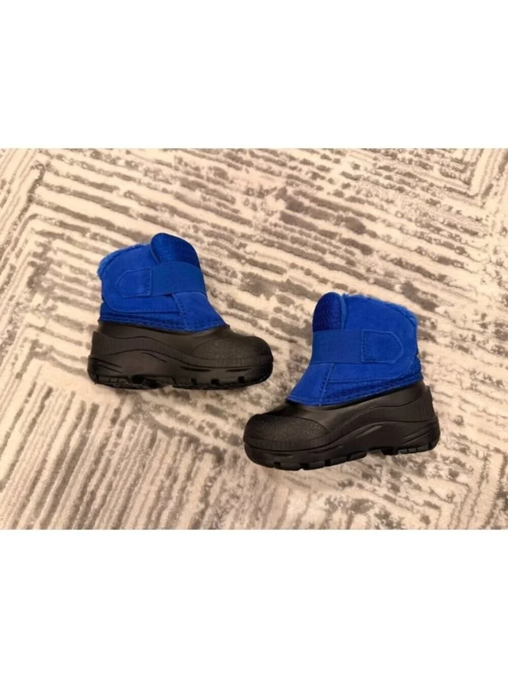 NEW The North Face kid Infant size 6 blue/blk Heatseeker Waterproof boots UNISEX